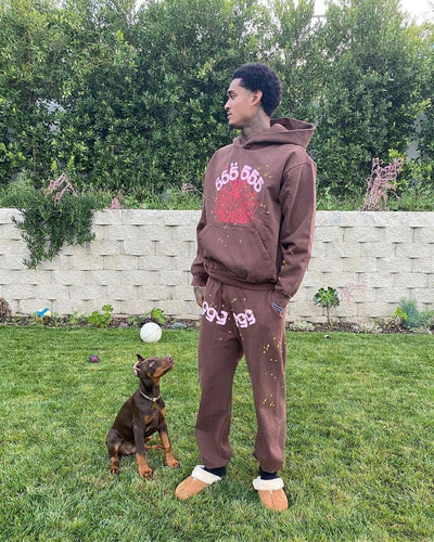 SP5DER Hoodie - Brown